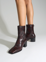 Amina Leather Ankle Boots - Image 2