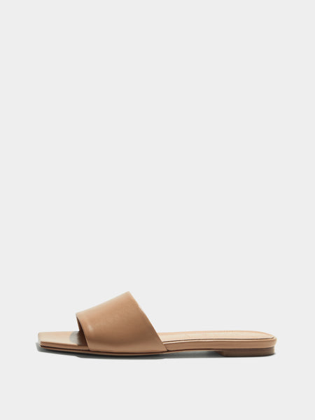 サンダル・ミュール aeyde SS25 Heeled shoes (ROMY NAPPA LEATHER HAZELNUT) AEYDE | Romy Heel | Black