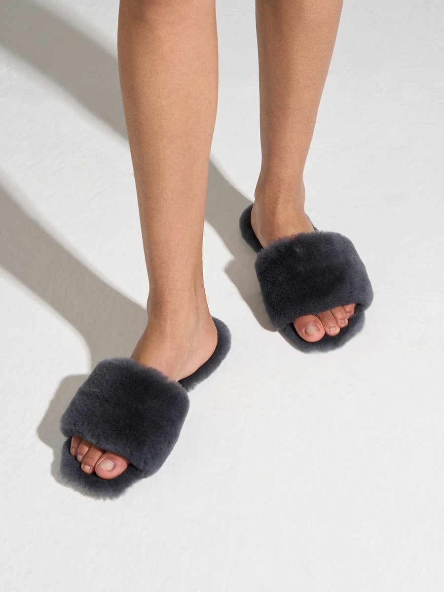 Anna Shearling Slippers