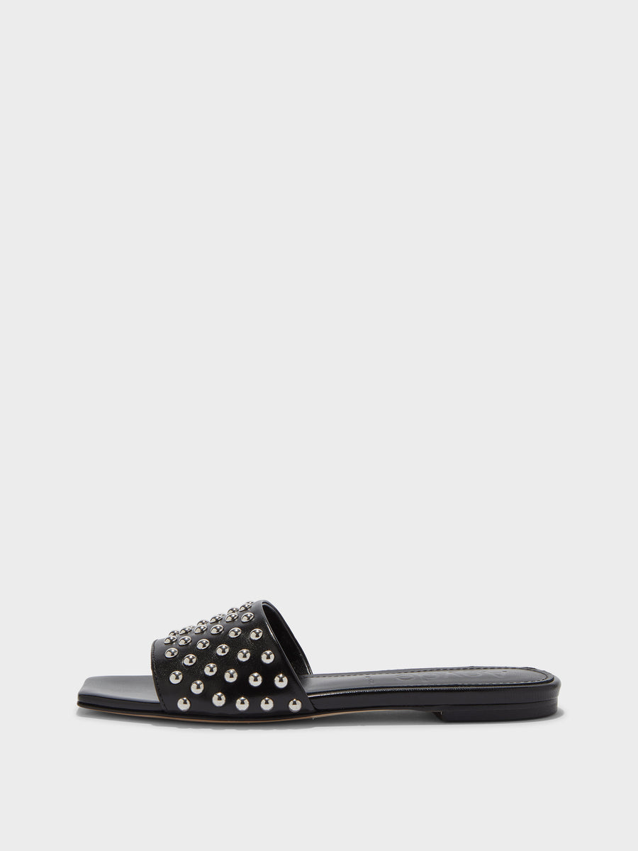 Anna Studded Leather Sandals