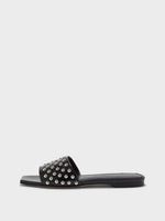 Anna Studded Leather Sandals - Image 1