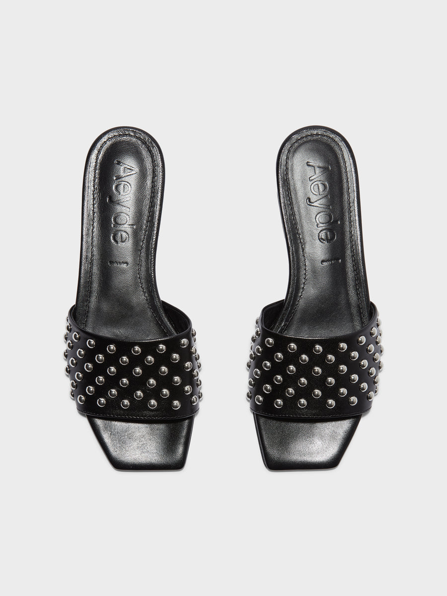 Anna Studded Leather Sandals