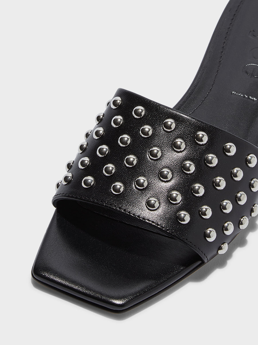 Anna Studded Leather Sandals