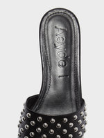 Anna Studded Leather Sandals - Image 4