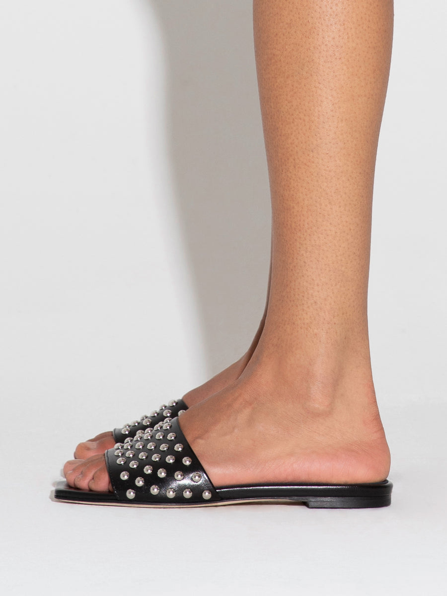 Anna Studded Leather Sandals