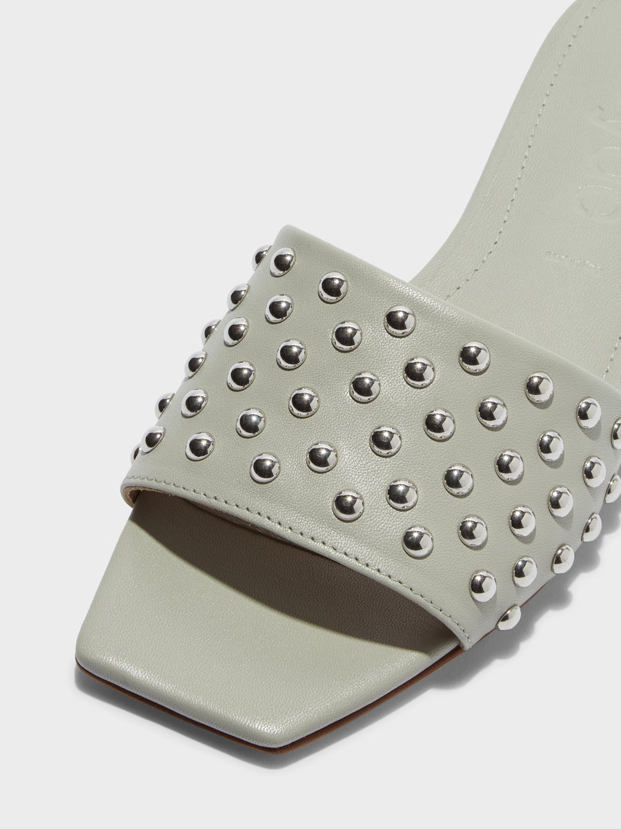 Anna Studded Leather Sandals