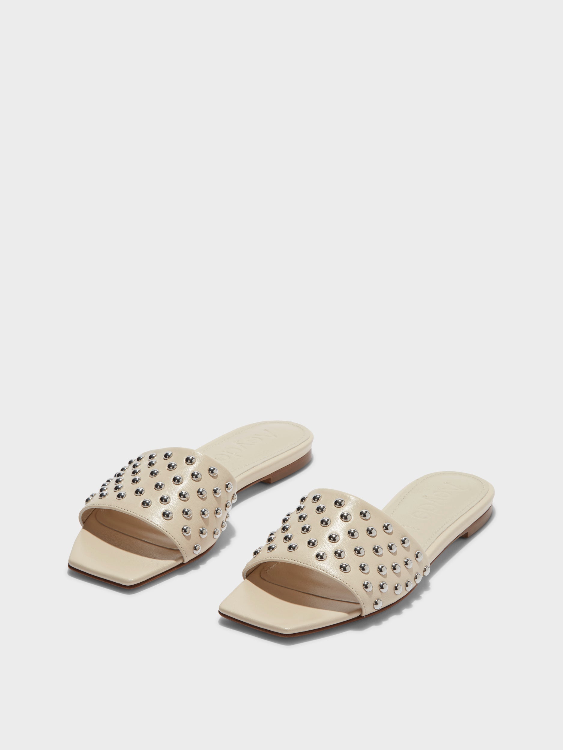 Anna Studded Leather Sandals - Image 2