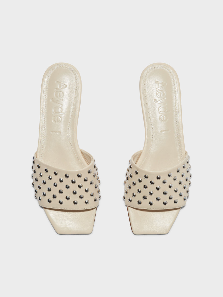 Anna Studded Leather Sandals