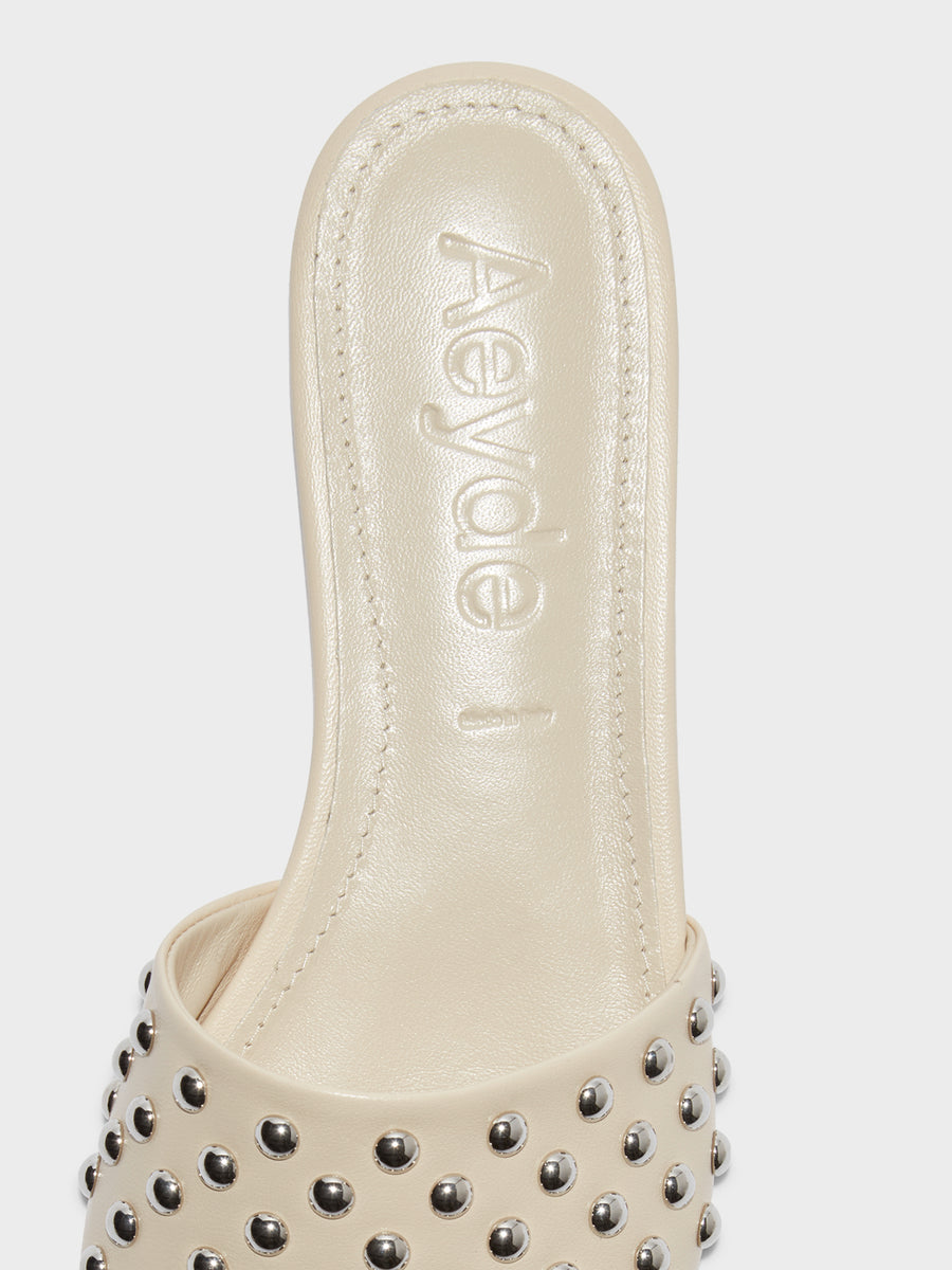 Anna Studded Leather Sandals