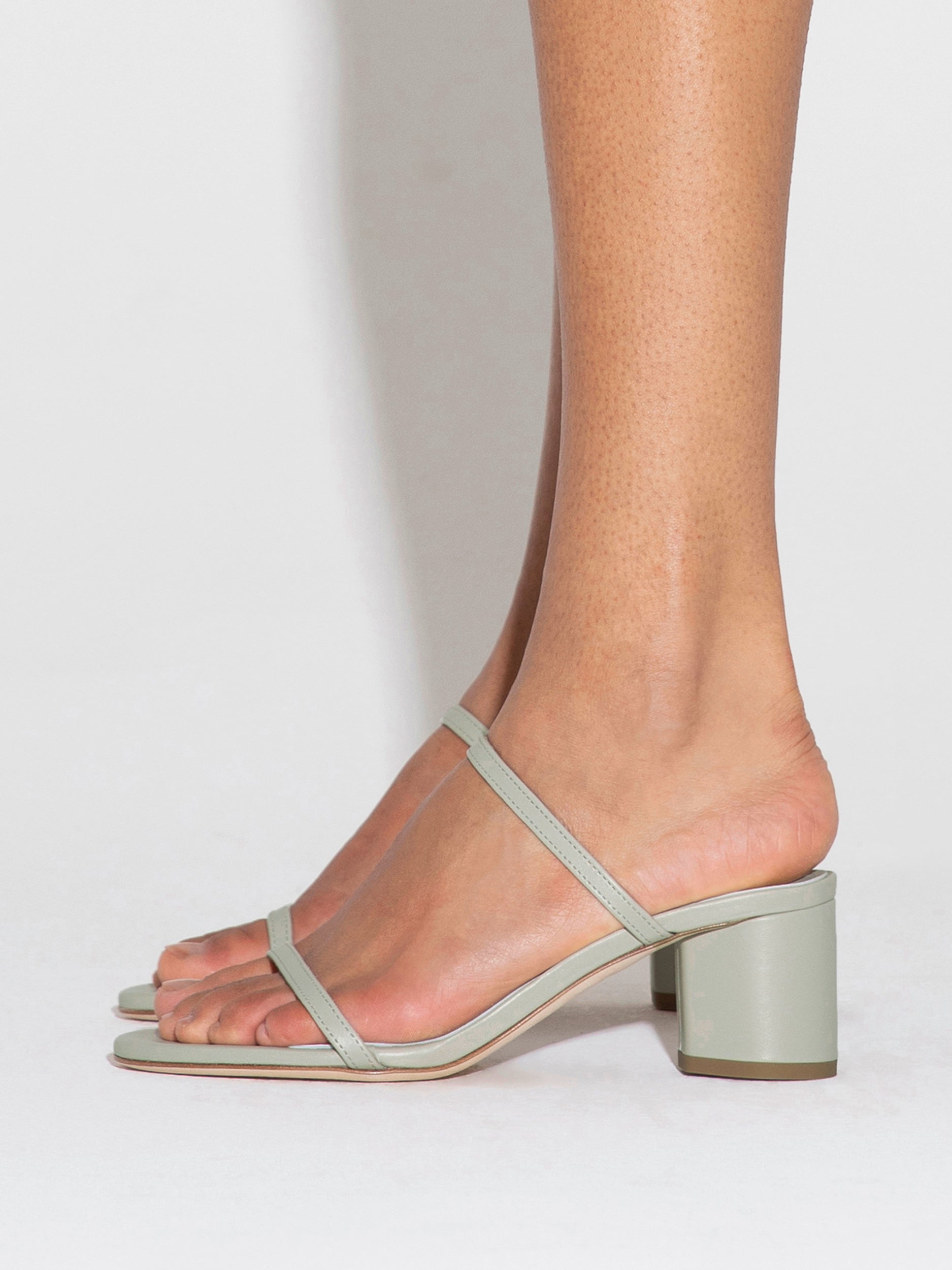 サンダル・ミュール aeyde Eanna Pumps - Aeyde - Leather - Silver Eanna Leather Mule – Aeyde