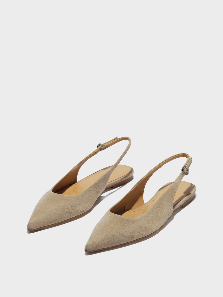 Annora Suede Slingback Flats