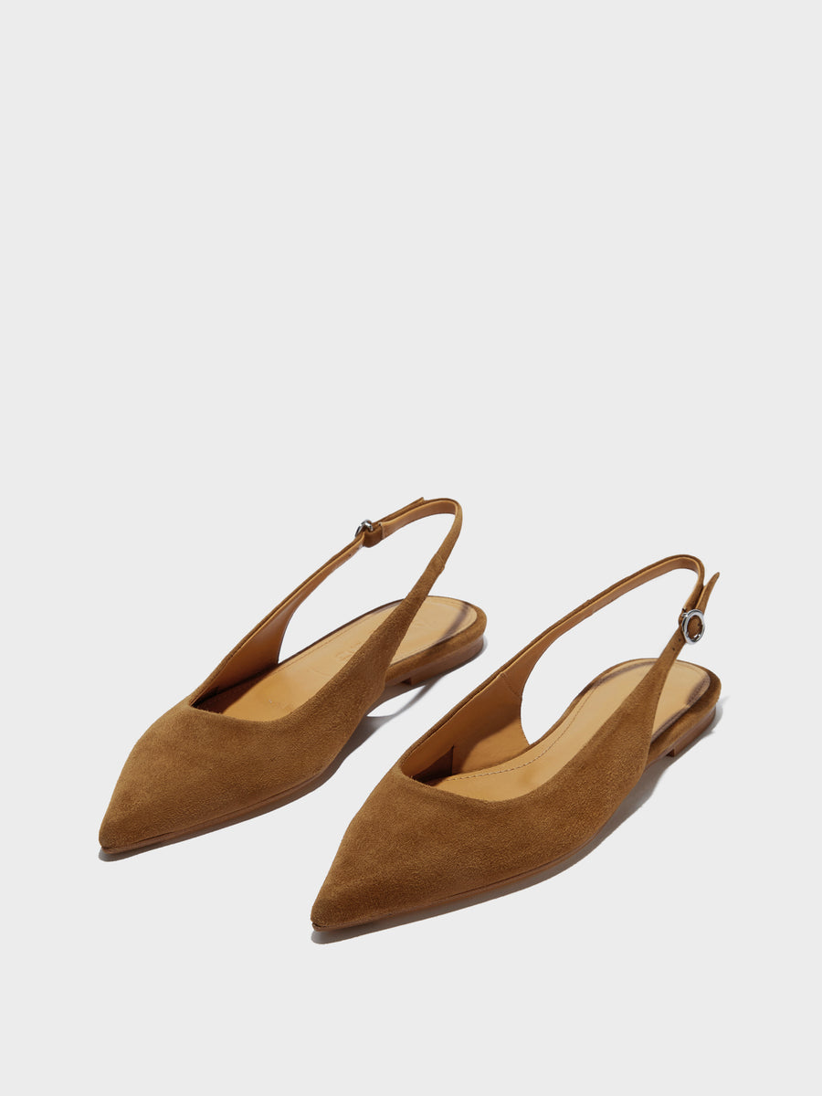 Annora Suede Slingback Flats