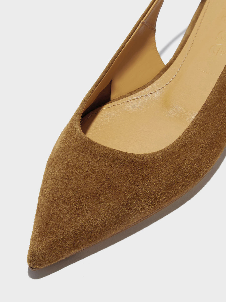 Annora Suede Slingback Flats