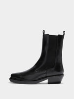 Antonia Leather Biker Boots - Image 1