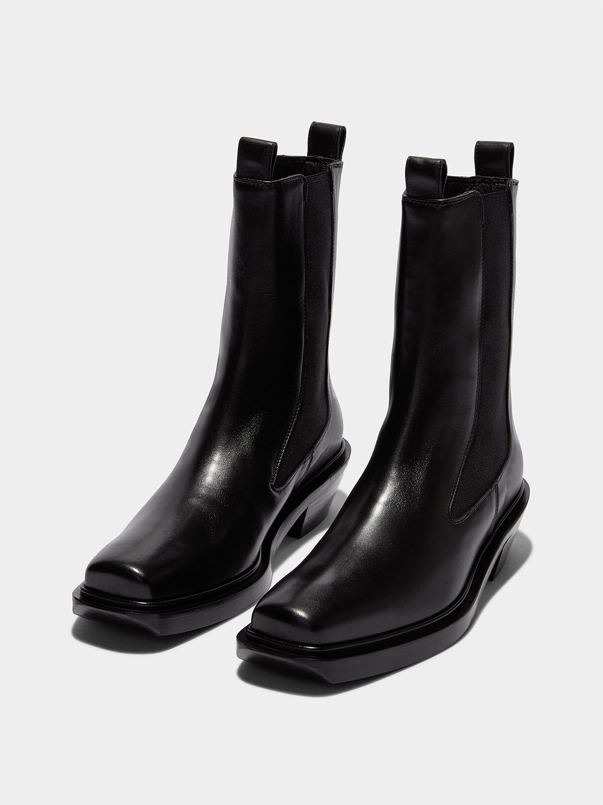 Antonia Leather Biker Boots - Image 2