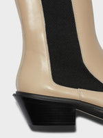 Antonia Leather Biker Boots - Image 4