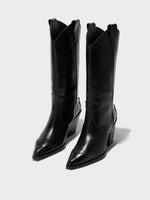 Ariel Leather Cowboy Boots - Image 2