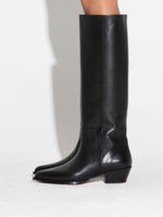 Arla Leather Cowboy Knee-High Boots - Image 6