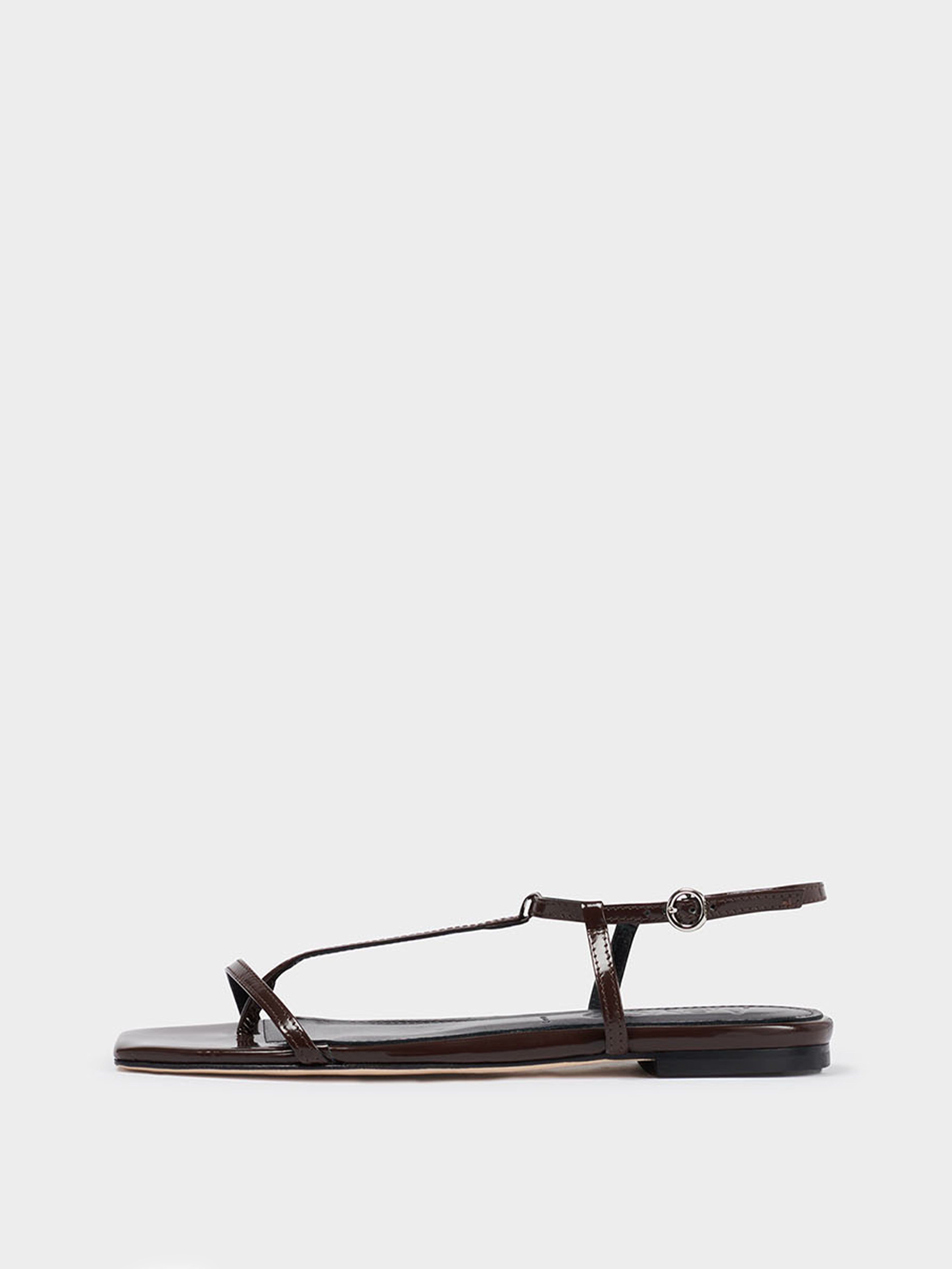 Artis Leather T-Bar Sandals - Image 1