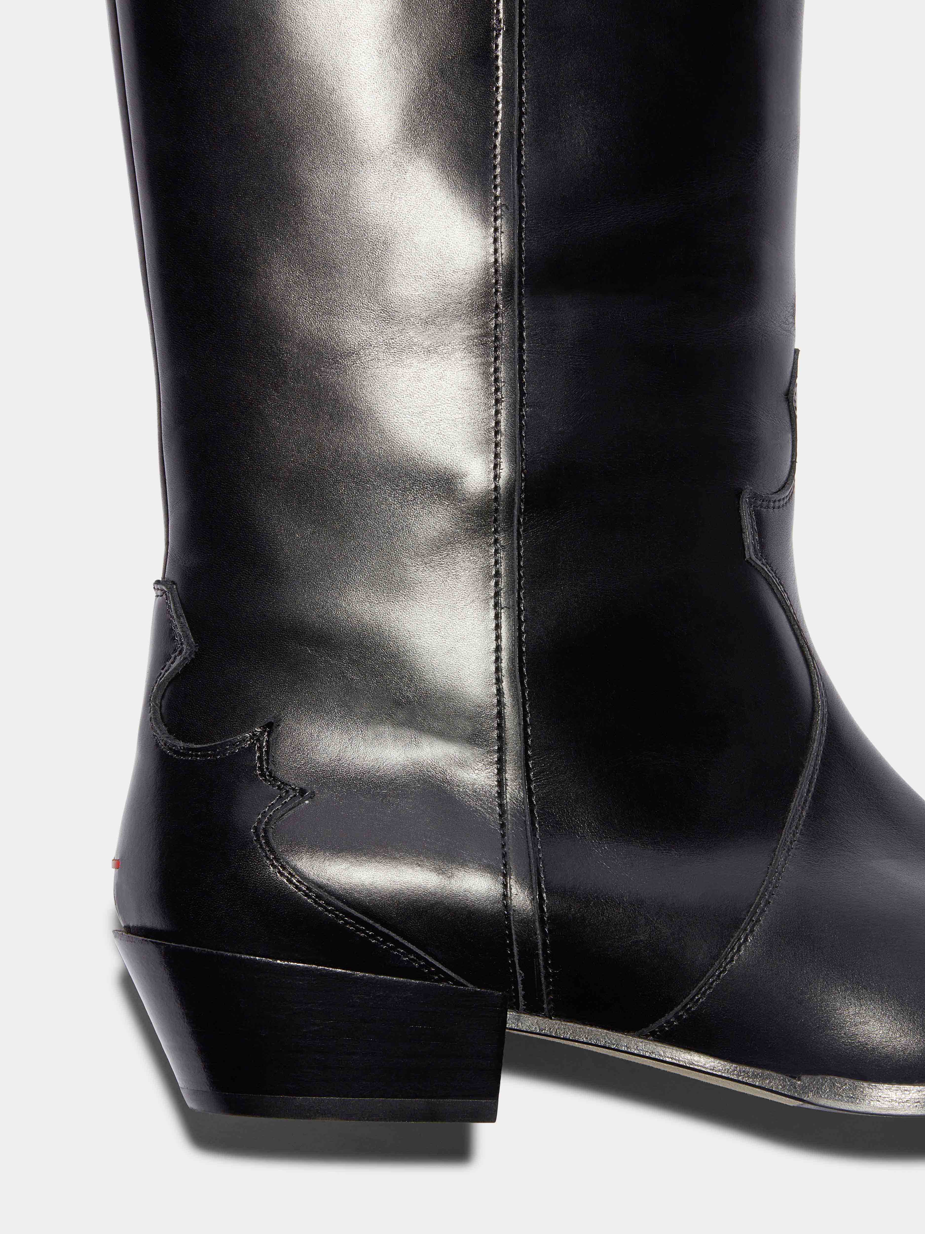 ブーツその他 Aruna Boots - Aeyde - Leather - Black Aeyde | ARUNA Black High Cowboy Boot