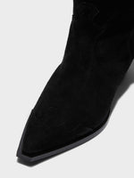 Aruna Suede Knee-High Cowboy Boots - Image 3