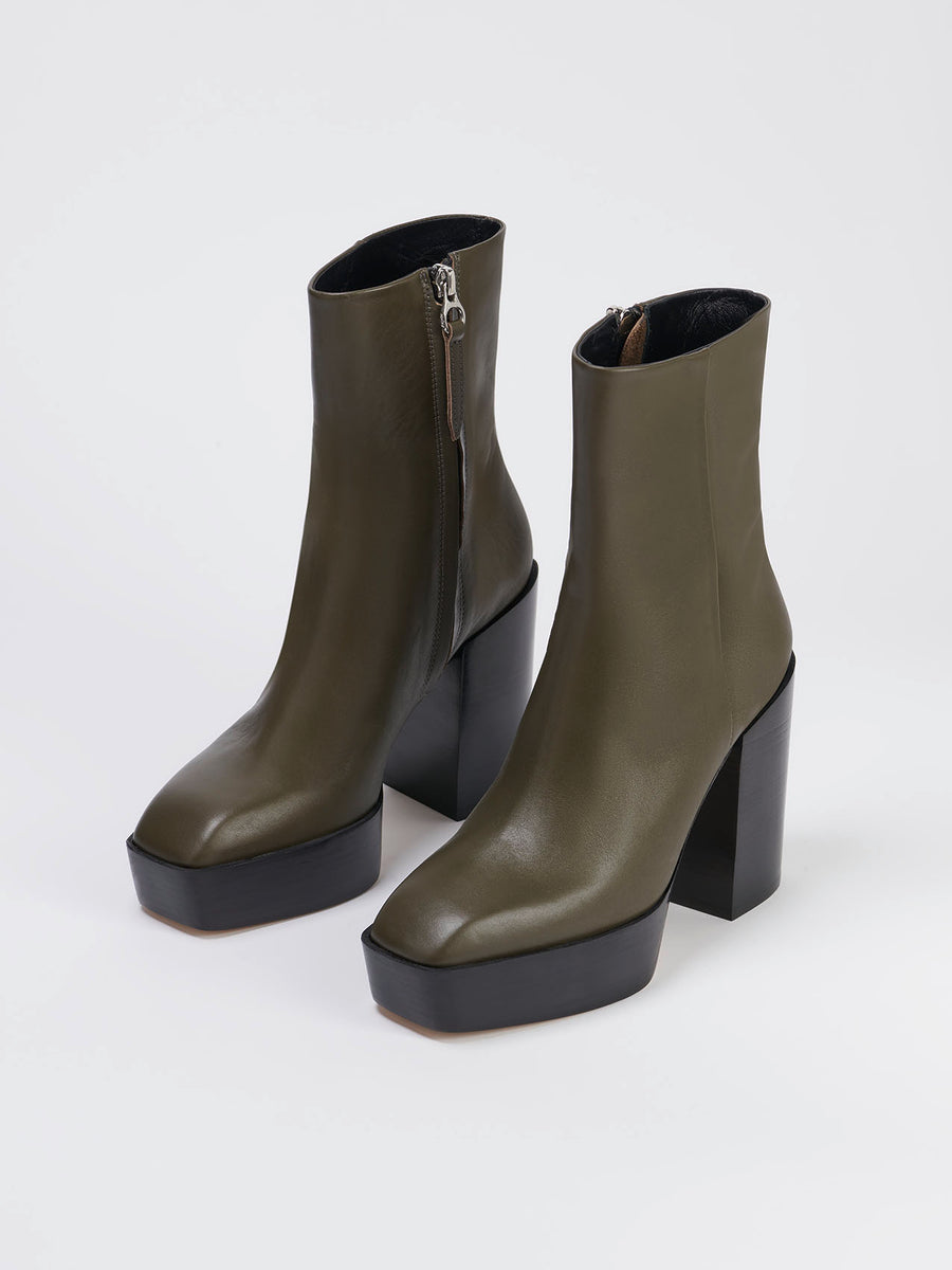 Berlin Olive Calf