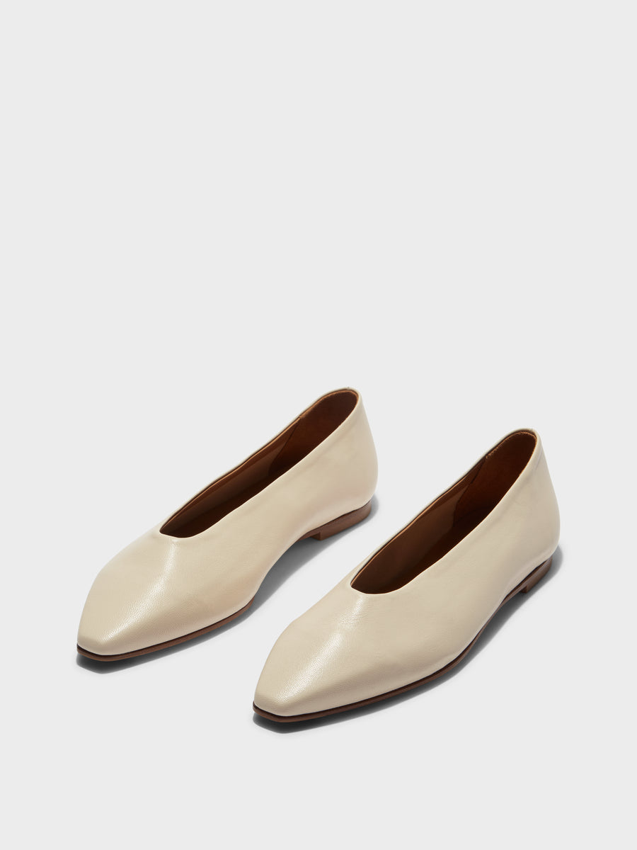 Betty Square-Toe Ballet Flats