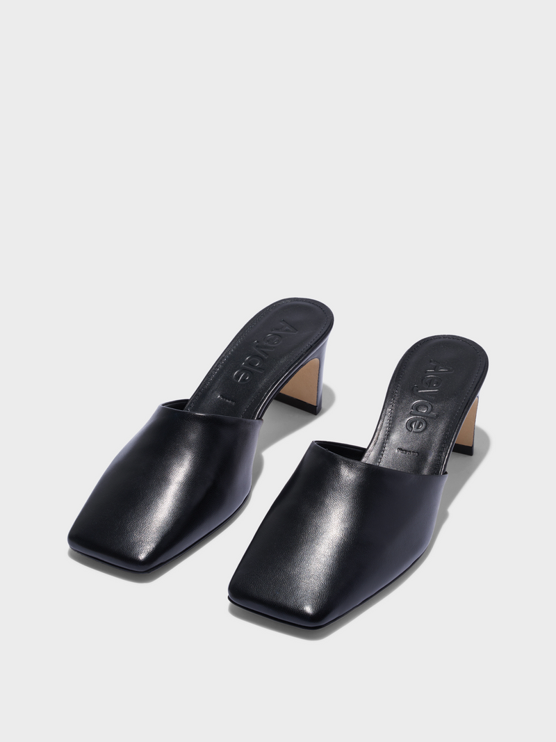 Blithe Square-Toe Mules