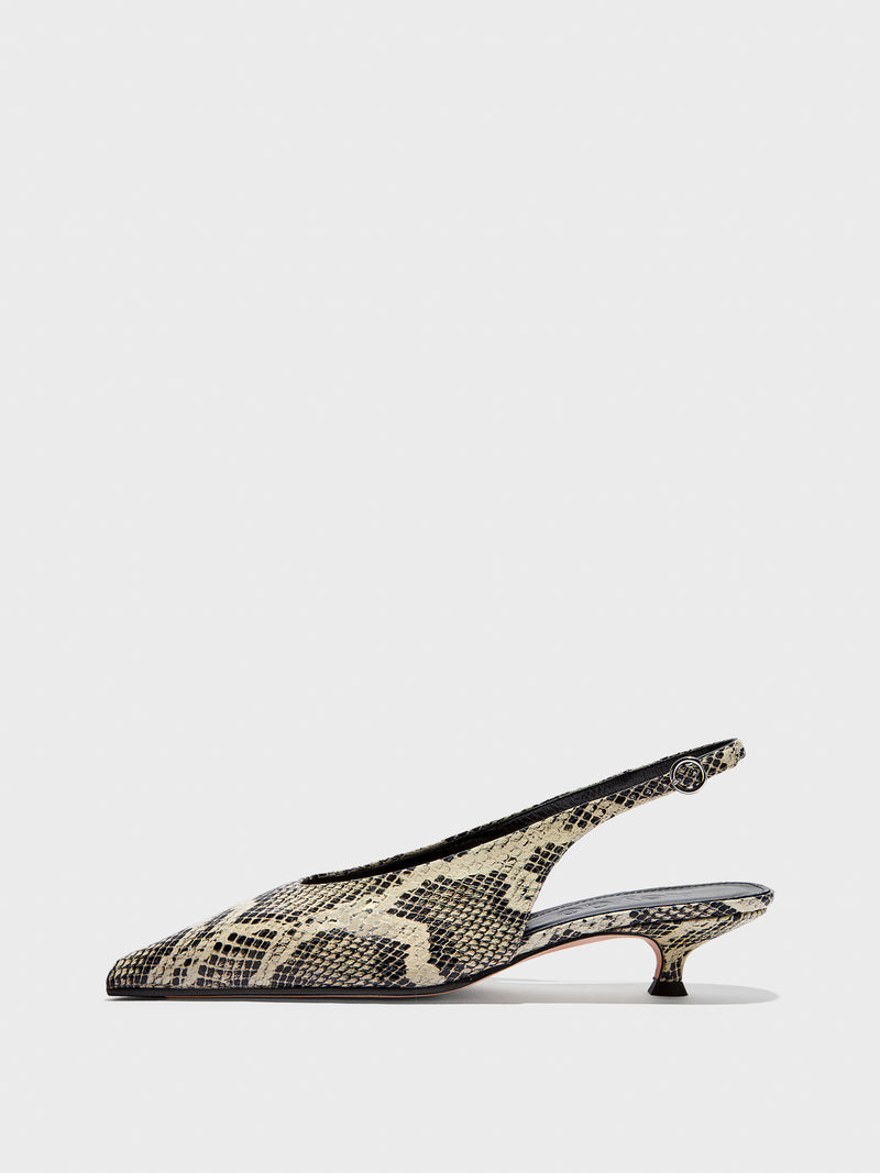 Camila Snake Print Pumps