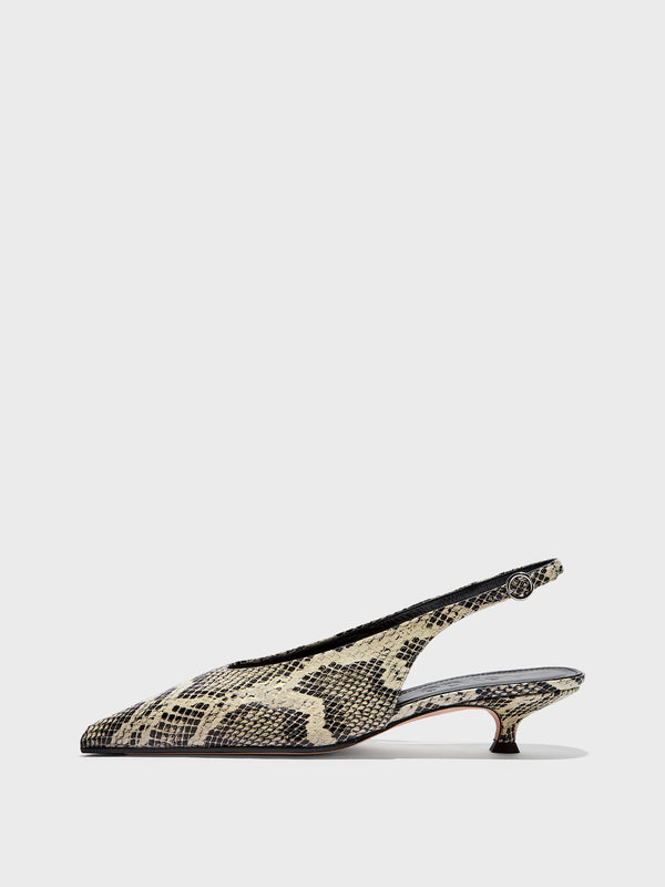 Camila Snake Print Pumps