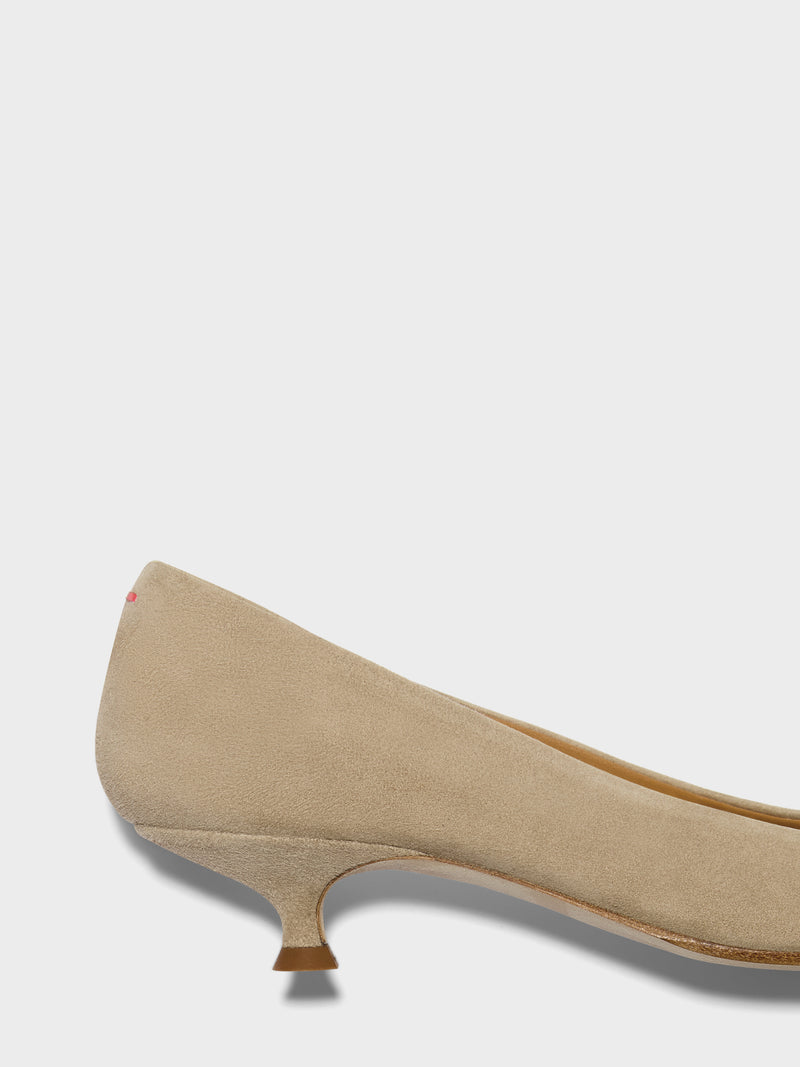 Cari Suede Pointed-Toe Pumps