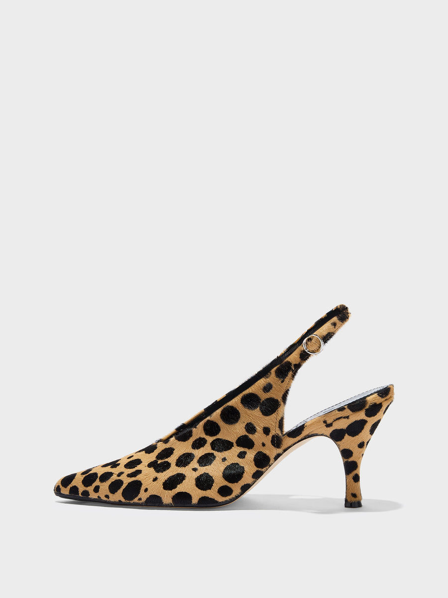 Carla Leopard Hair Pumps