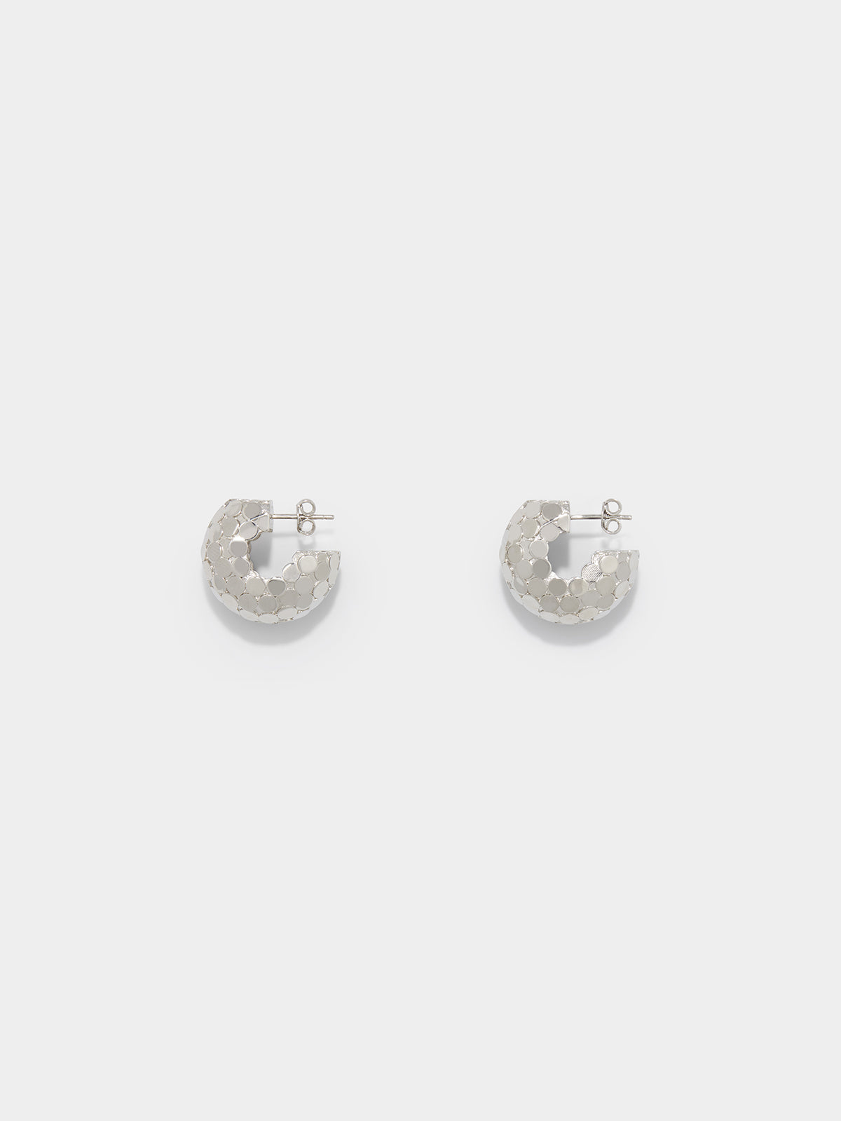 Carter Palladium-Plated Hoop Earrings - Image 1