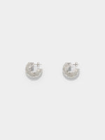 Carter Palladium-Plated Hoop Earrings - Image 1