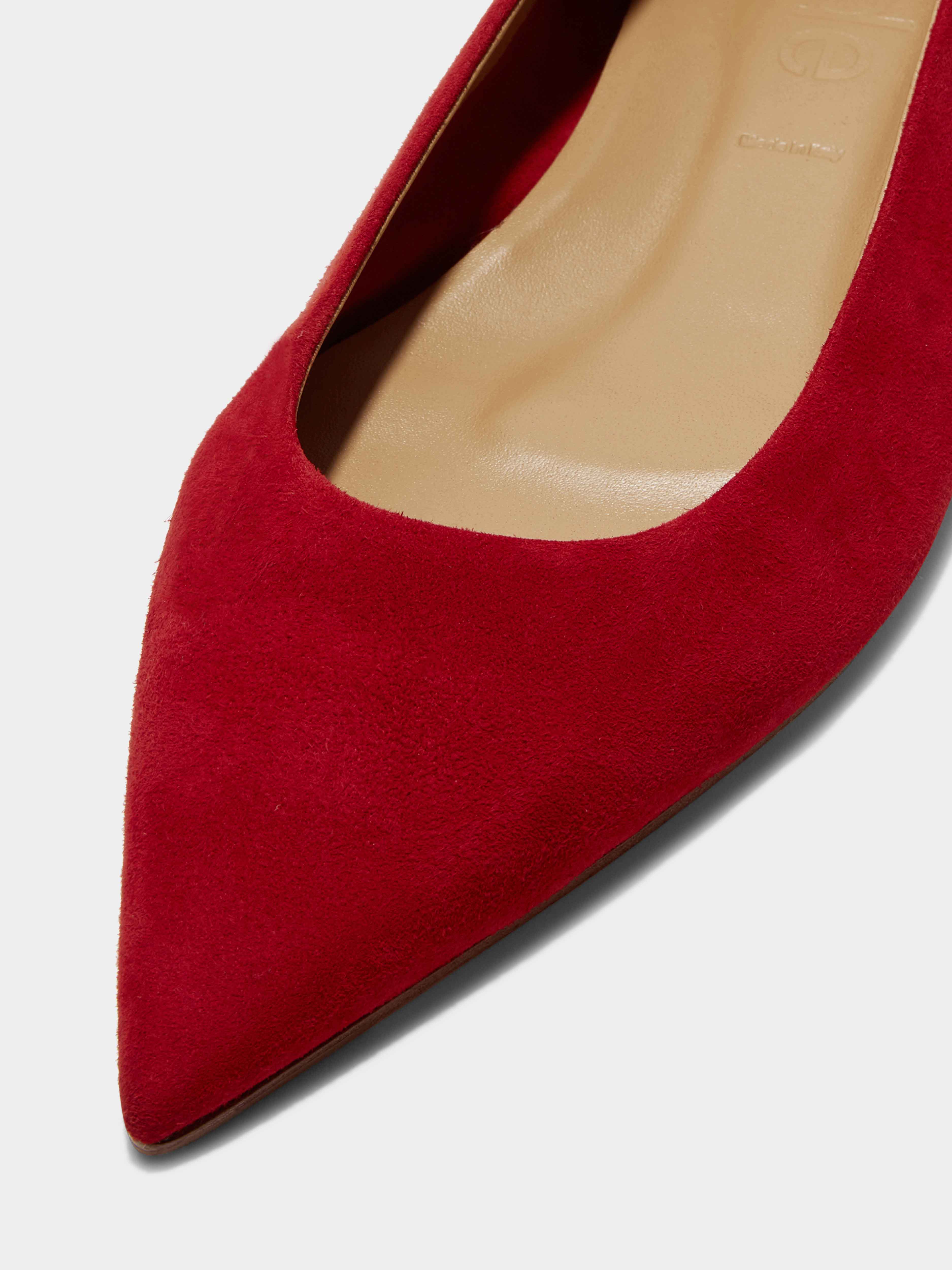 Cassy Suede Ballet Flats - Image 3