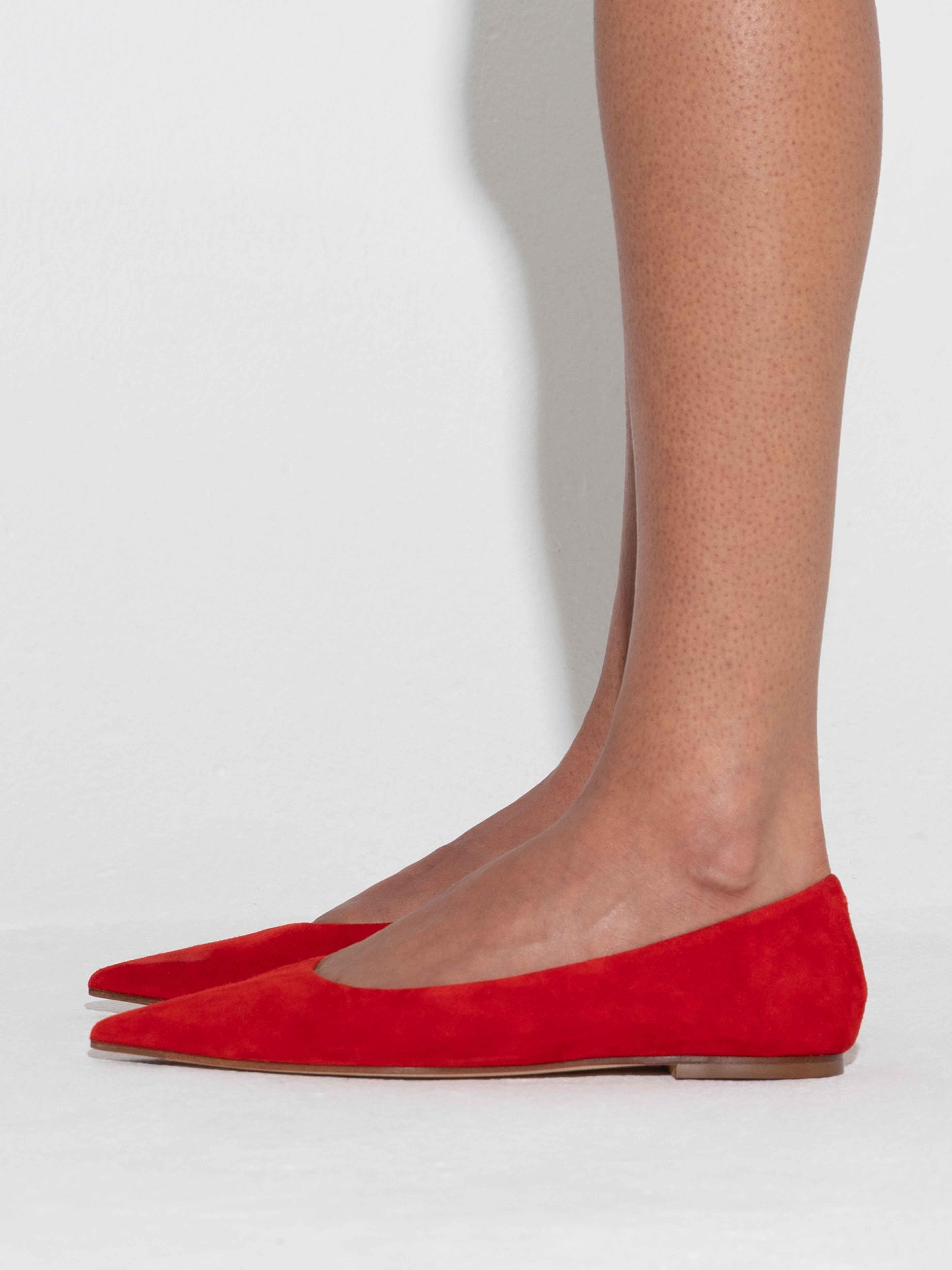 Cassy Suede Ballet Flats - Image 6