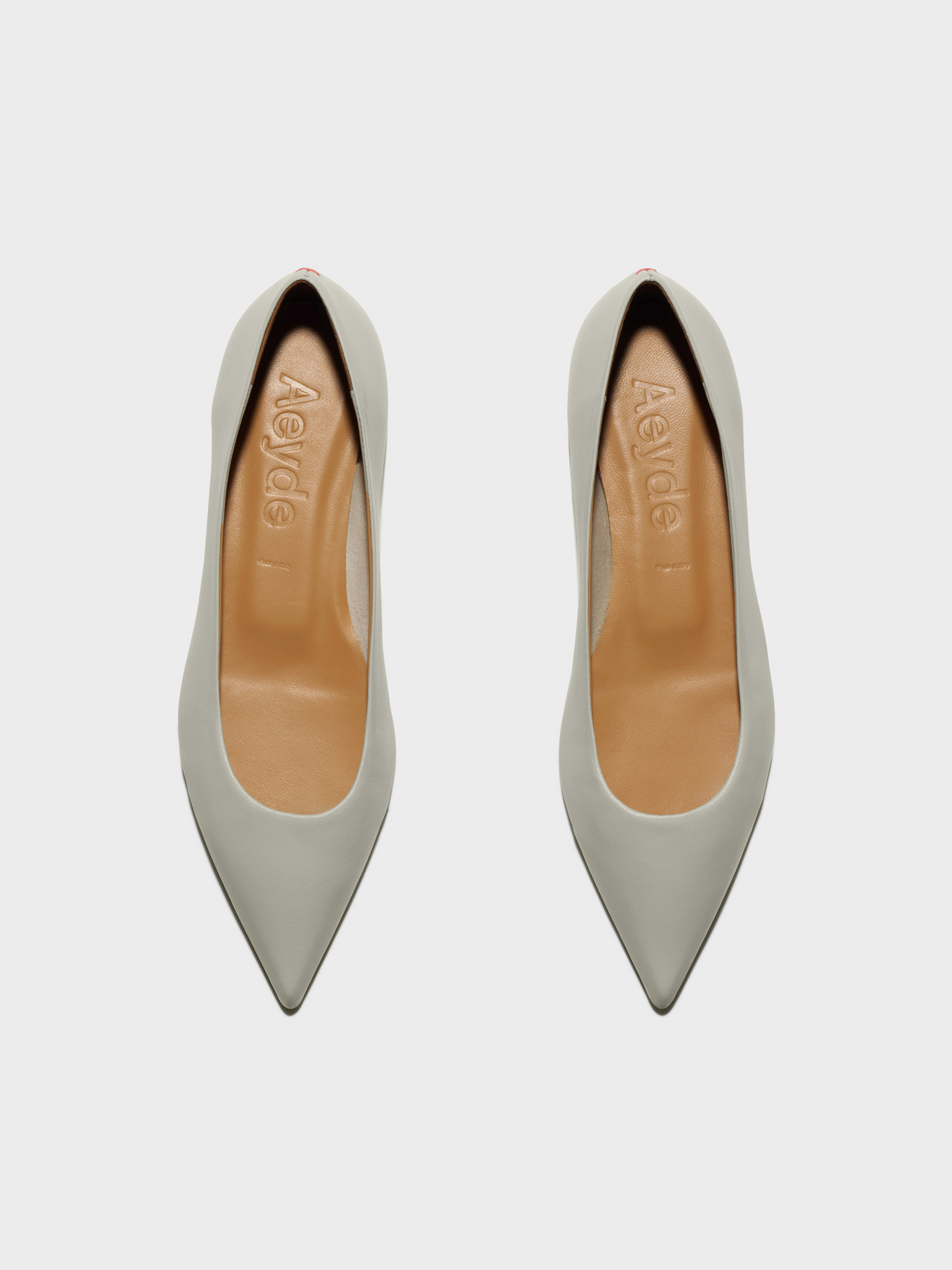 Aeyde | Cassy Pointed-Toe Flats Leather Flats for Women | Cloud Nappa | Pointed Toe | Flat Heel | Front View