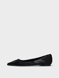 Cassy Pony Hair Ballet Flats