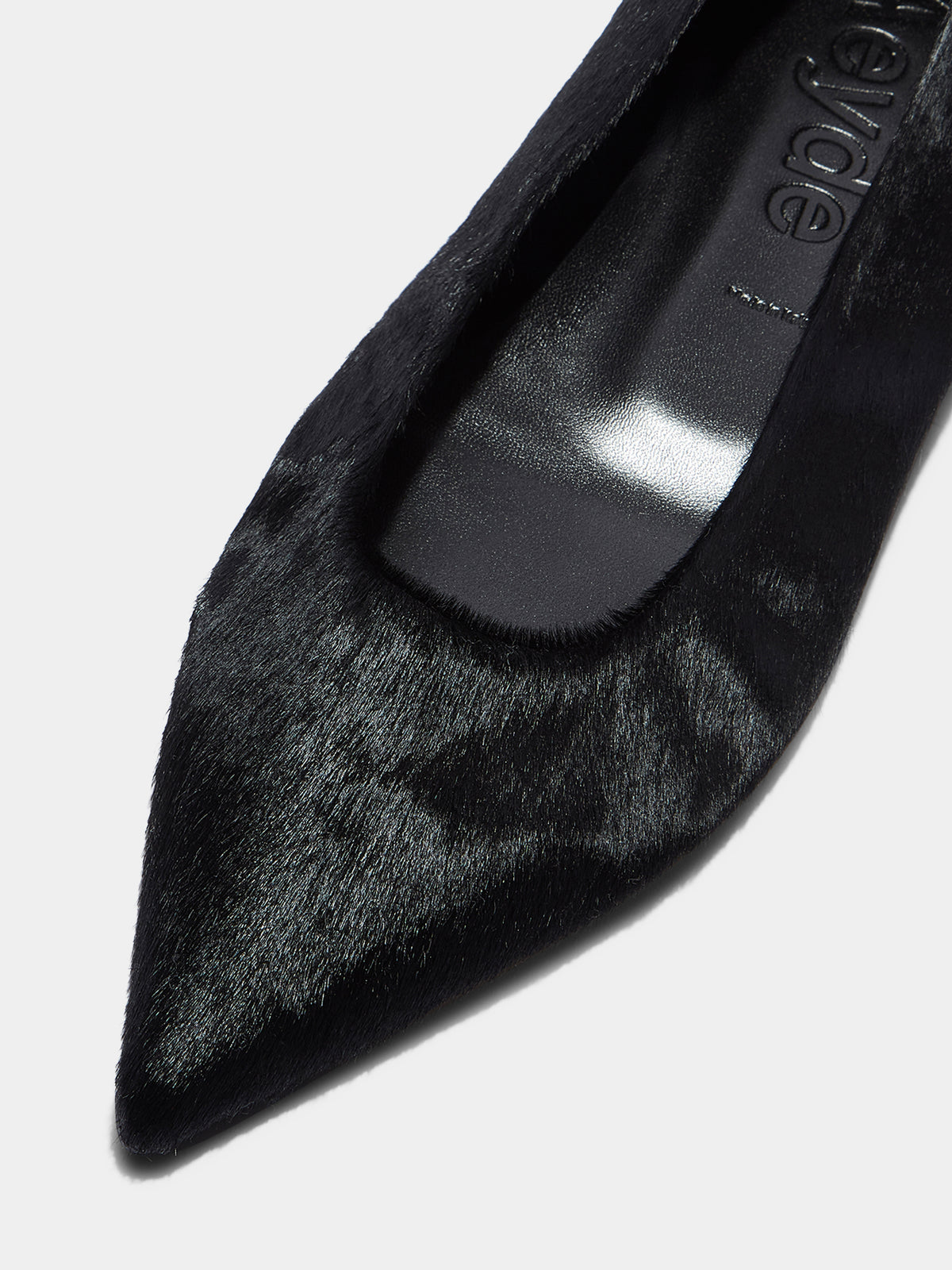 Cassy Pony Hair Ballet Flats