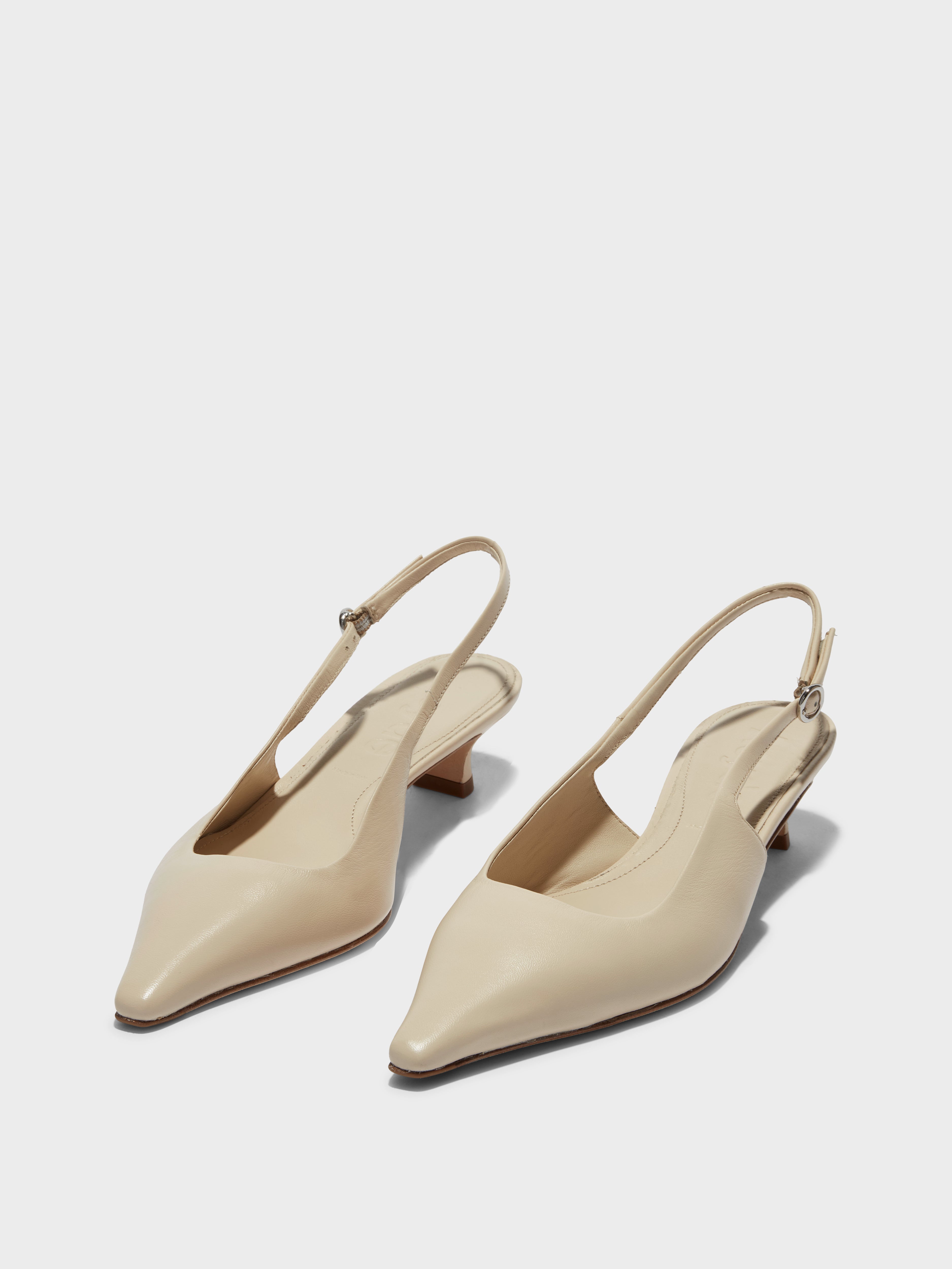 Catrina Leather Slingback Pumps Aeyde Catrina Leather Slingback Pumps Aeyde