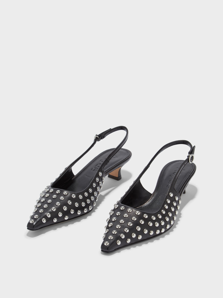 Catrina Studded Slingback Pumps