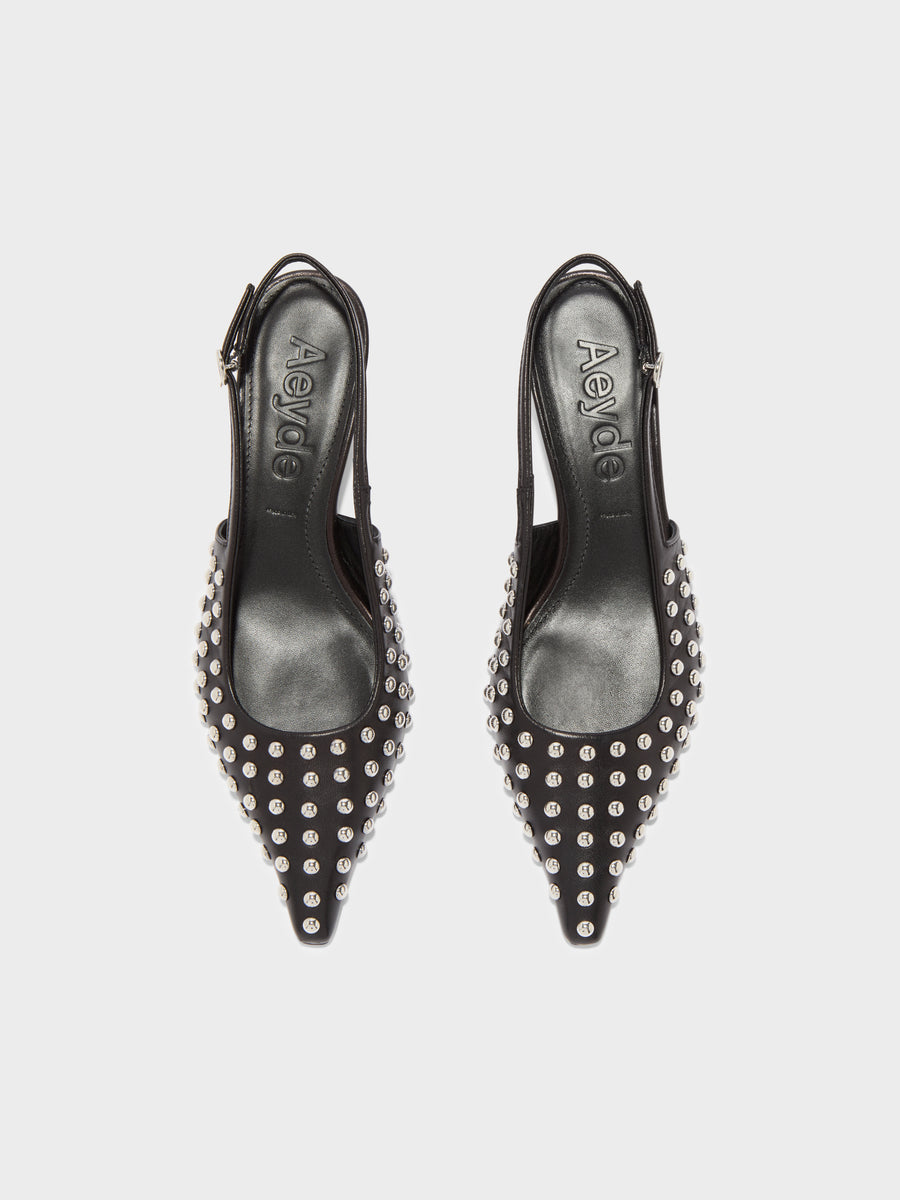 Catrina Studded Slingback Pumps