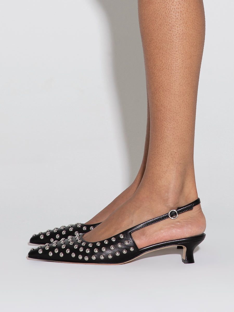 Catrina Studded Slingback Pumps