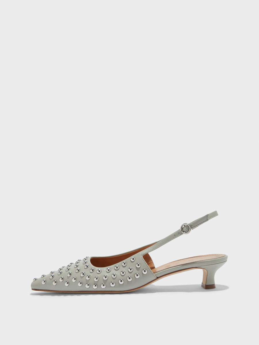 Catrina Studded Slingback Pumps