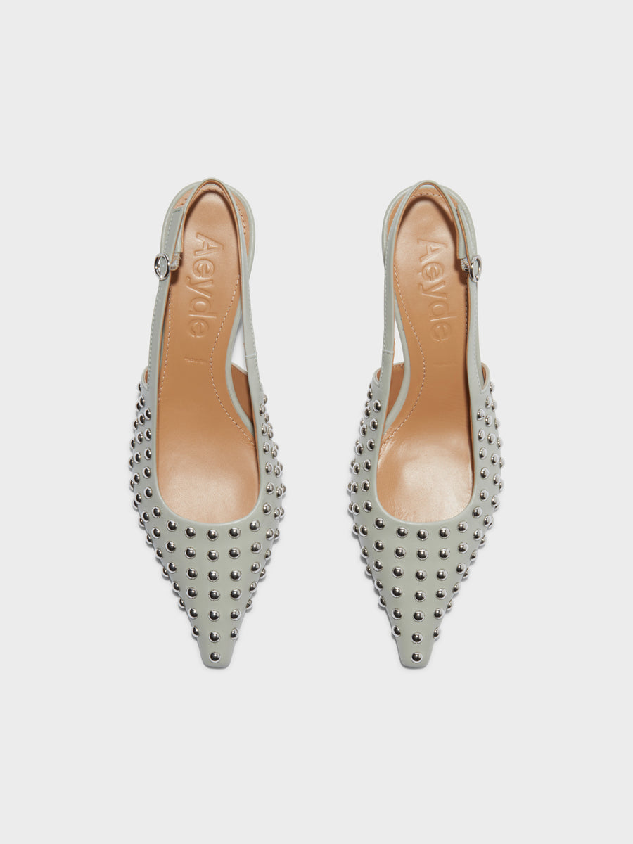 Catrina Studded Slingback Pumps