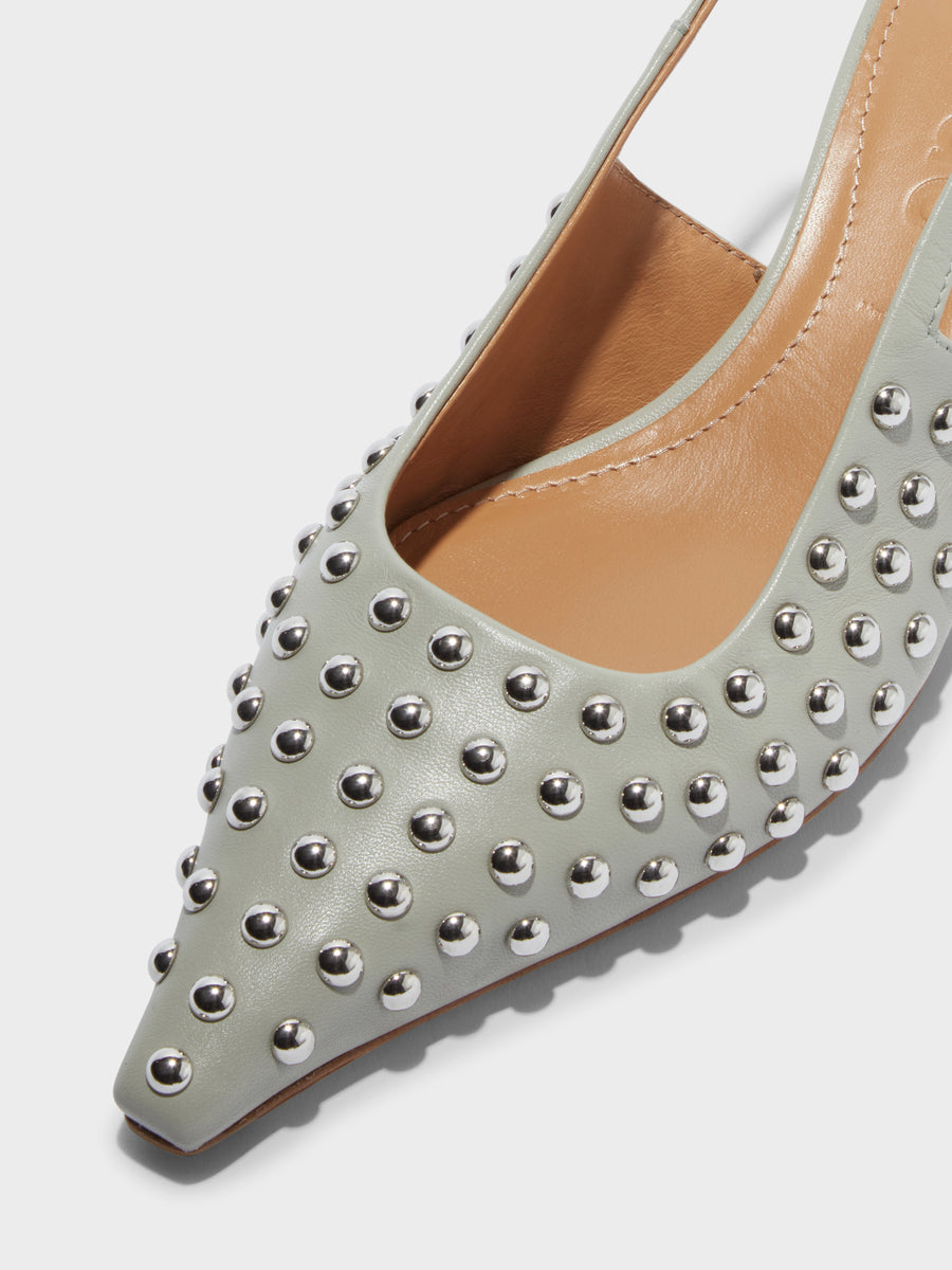 Catrina Studded Slingback Pumps