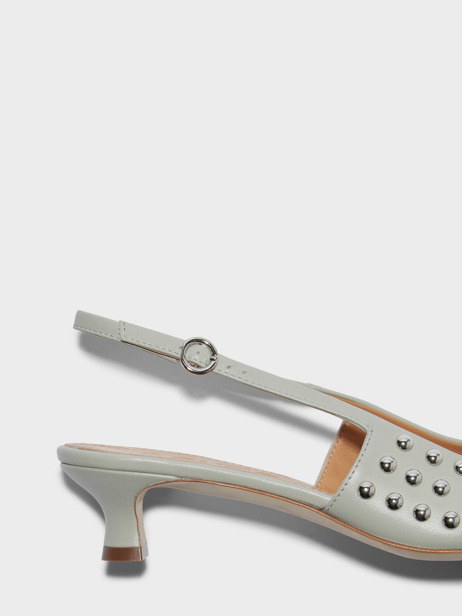 Catrina Studded Slingback Pumps