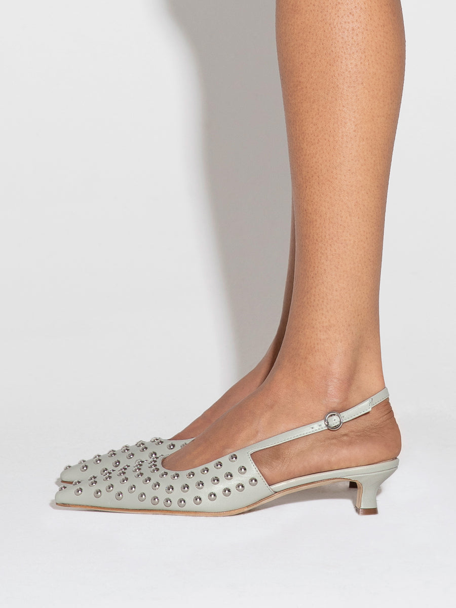 Catrina Studded Slingback Pumps