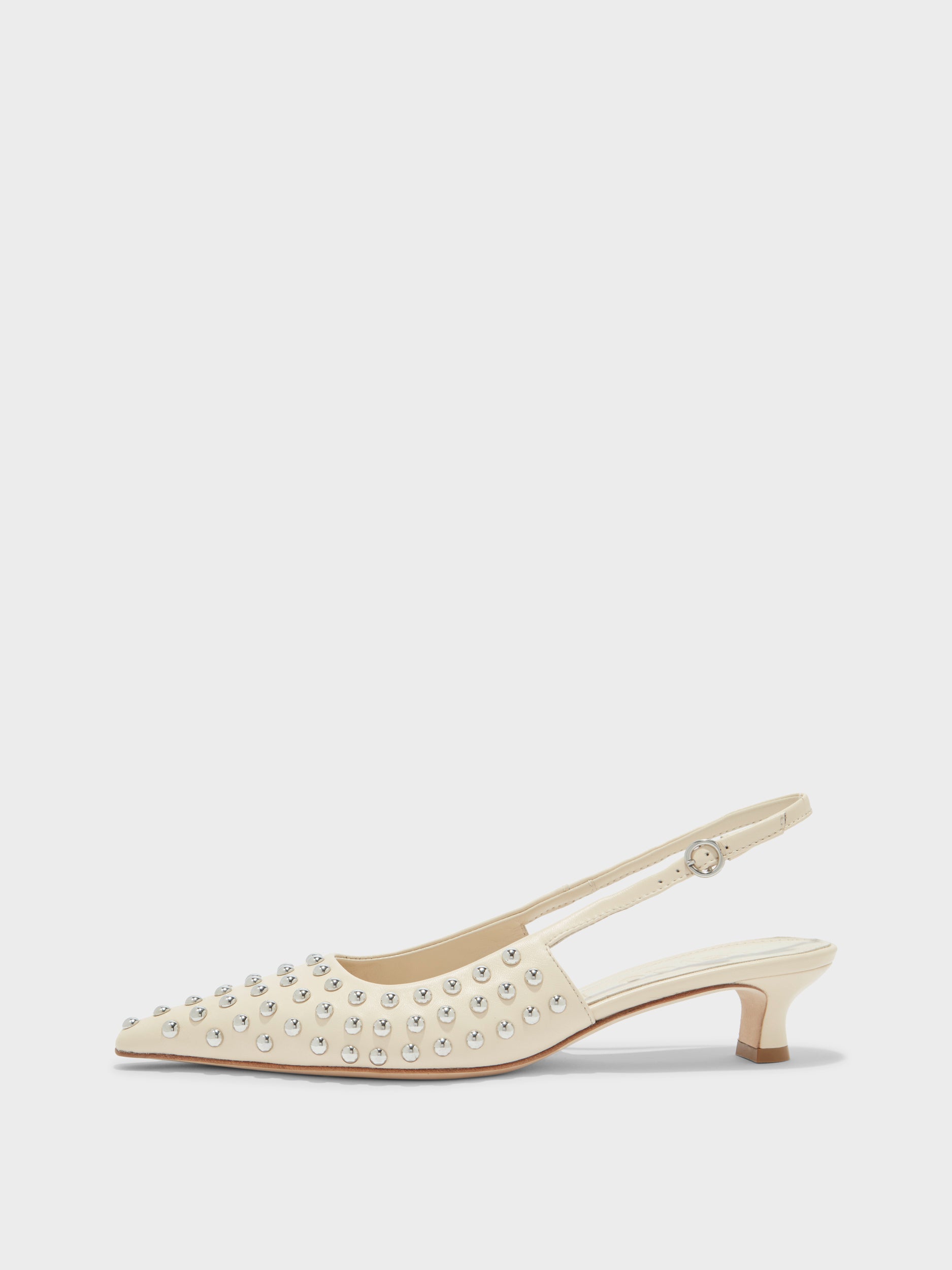 Catrina Studded Slingback Pumps - Image 1
