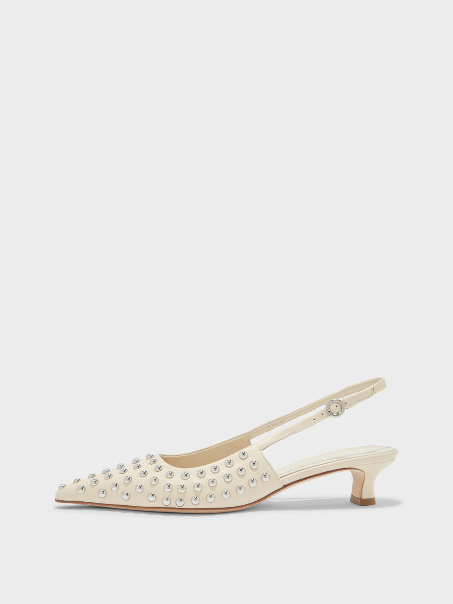 Catrina Studded Slingback Pumps